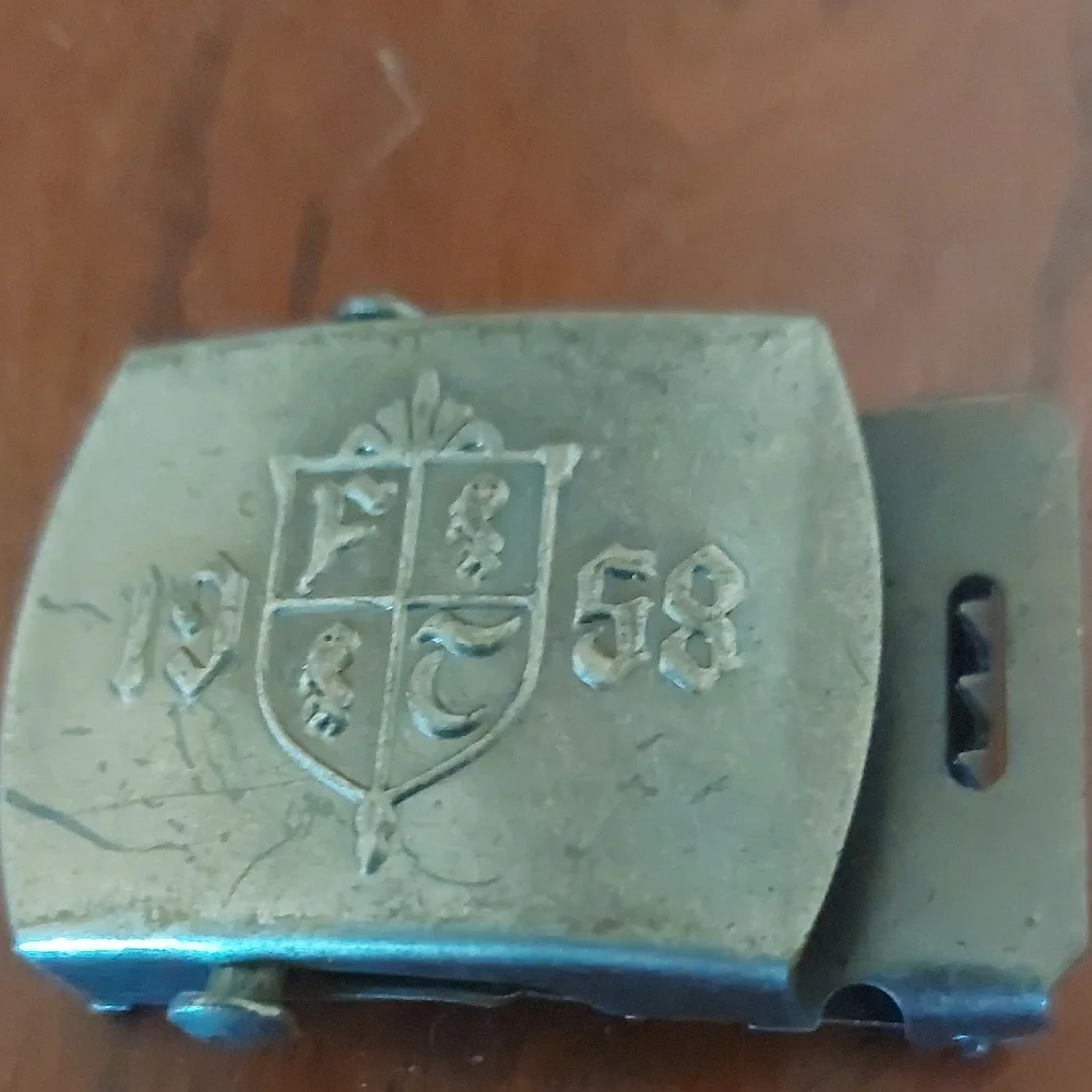 Lot of Two Military Style Ratchet Belt Buckles, Vintage